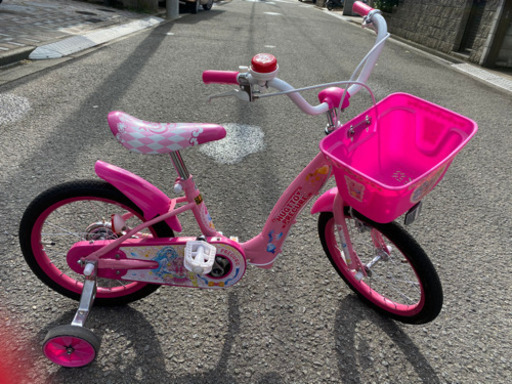 HUGっと　プリキュア　子供　自転車　美品