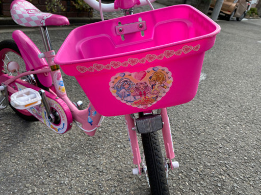 HUGっと　プリキュア　子供　自転車　美品