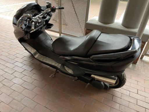 【YAMAHA マジェスティー】SG03J ツインマフラー　スピーカー付きオールブラック