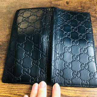 GUCCI 長財布 レザー シマ グッチ 早い者勝ち！メッセージください😊の画像