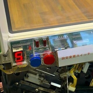 【苫小牧バナナ】大都技研 押忍!番長2 パチスロ実機 初期パネル 5号機 ART機 コイン不要＆カウンターセット ♪の画像