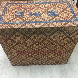  昭和レトロ 徳川作 おひなさま 親王飾り ひな人形 三段五人飾り ガラスケース入り ライト 鶴松屏風 オルゴール付き！！の画像