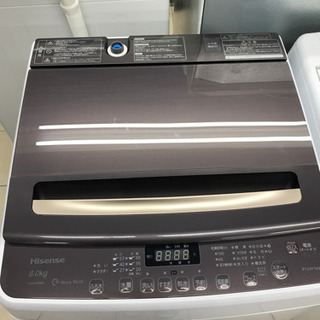 値下げ再掲！ Hisense HW-DG80A 2019年製 8kg 洗濯機