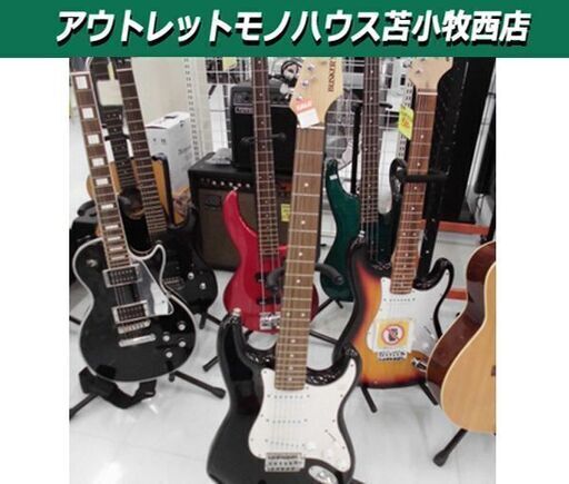 バスカーズ エレキギター 黒 ストラト エレキ 楽器 苫小牧西店