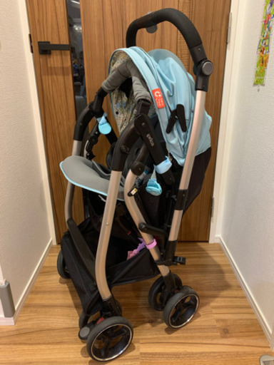 Aprica (アップリカ) オート4輪ハイシートベビーカー オプティア AB optia　アクア