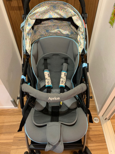 Aprica (アップリカ) オート4輪ハイシートベビーカー オプティア AB optia　アクア