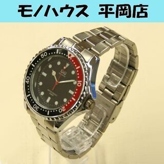 Q&Q ダイバーズウォッチ V232-212 逆回転防止ベゼル ...