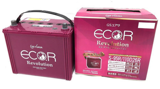 GS YUASA  国産車バッテリー [ ECO.R Revolution ] アイドリングストップ車対応 ER-S-95R/110D