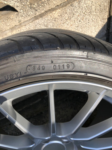 タイヤホイールセット　255/35R18 9.5j