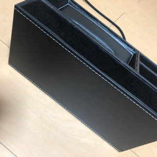 テッシュボックス　収納付きの画像