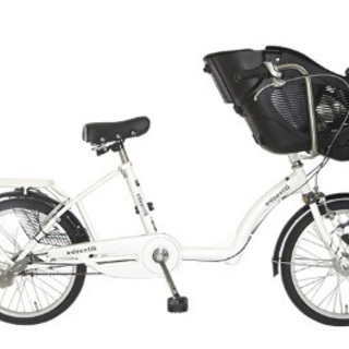 【超美品】子供乗せ自転車　スイートリブ　後ろカゴ付き