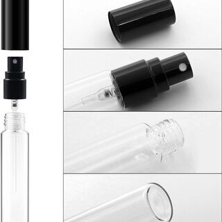 アトマイザー 10ML 香水　携帯用 詰め替え　金銀黒の画像