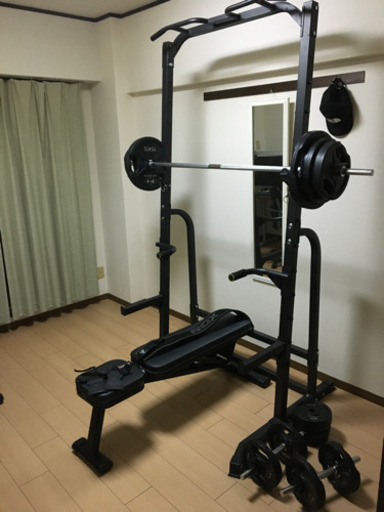 ベンチプレス　スクワット　WASAIハーフラックセット