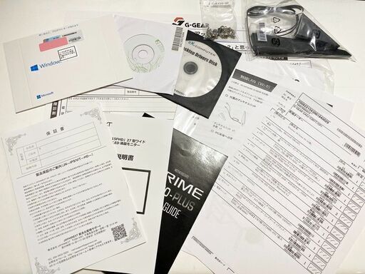 G-GEAR GA5J-C201T/CP1 Core i5-10400F NVIDIA GeForce GTX 1650/4GB メモリー16GB SSD512GB ゲーミングPC JAPANNEXT モニターセット