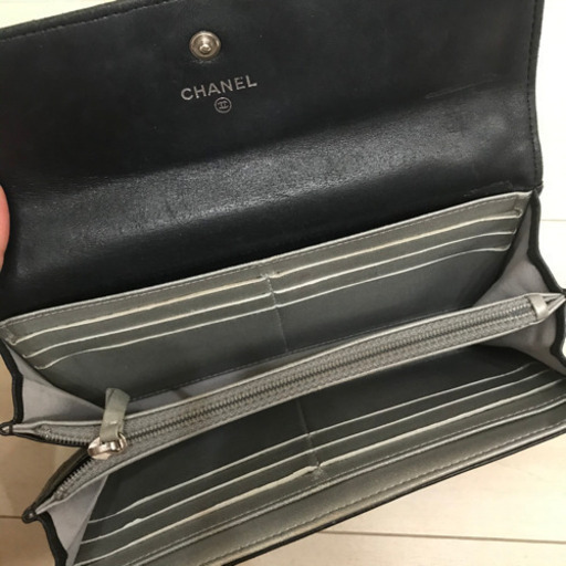 お値下げ✳︎【中古】シャネル　長財布　カメリア　✳︎