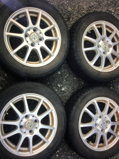 155/65R14  TOYO  スタッドレス　4穴ホイール付　4本セット