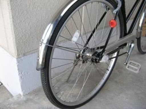 (中古)子供用２４インチ自転車（シングルギヤ・オートライト付き）