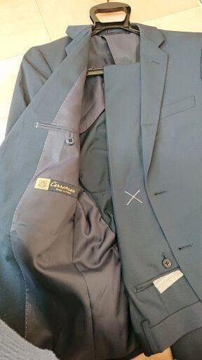 【値下げ】新品 洗濯可 イオンＡＥＯＮスーツ メンズ Y5 ネイビー 未使用 洗濯可 防シワ