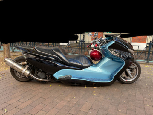 【HONDAフォルツァz】前後エアサス　ローダウン　カスタム　実働