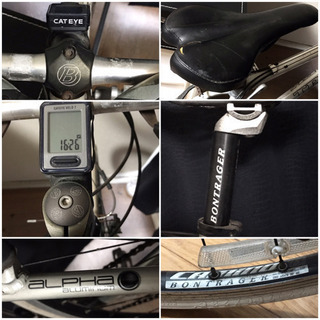 TRECKトレック格安ブルホーン改クロスバイク自転車ピストロードマウンテン格安の画像