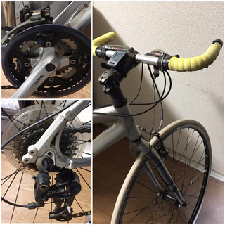 TRECKトレック格安ブルホーン改クロスバイク自転車ピストロードマウンテン格安の画像