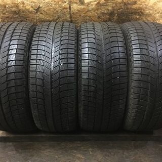 MICHELIN X-ICE XI3 235/45R17 17インチ スタッドレス 4本 2015年製 バリ溝 VW パサート イオス audi A4アバント等　(MTI29) クレジットカード QR決済可能