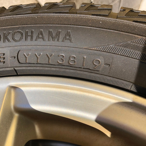 スタッドレスアルミ付き　165/55R14 バリ溝4本セット