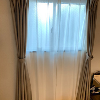 ニトリ カーテンセット200×70 (カーテン、レース、タッセル)