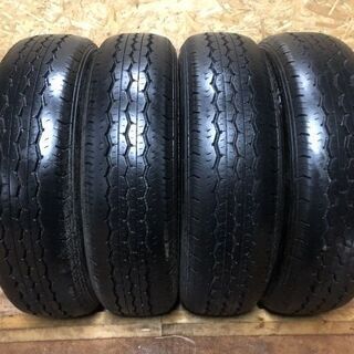 BS RD-613 STEEL 195/80R15 107/105L LT 15インチ 夏タイヤ 4本 2020年製 バリ溝 キャラバン レジアスエース等　(MTG57) クレジットカード QR決済可能