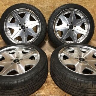 【輸入タイヤ 245/45R19】夏タイヤ【LOCK SMICE GERADE ロックスミス 社外 19インチ 8.5J5HPCD114.3+43/+31】　(MTI34) クレジットカード QR決済可能