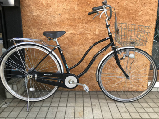 ASAHI  アサヒ AGENDA シティサイクル 27インチ 黒