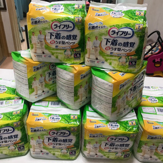 大人のオムツ　ライフリーLサイズ超薄型パンツ13パックプラスTE...