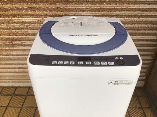 シャープES-T708-A　7K  全自動洗濯機　美品