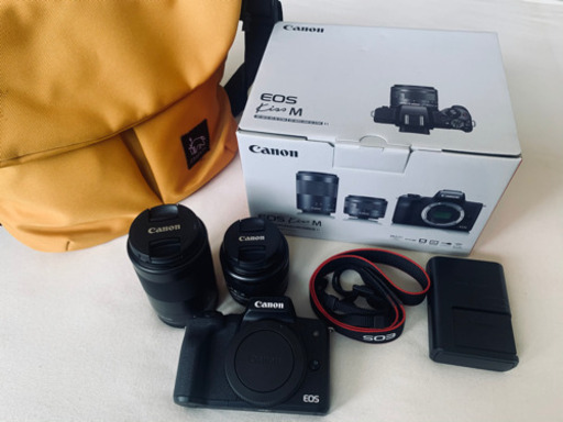 Canon eos kiss m ダブルレンズキット
