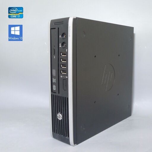20台限定 Windows10搭載 ハイスペック 中古良品 HP Elite 8300 省スペース デスクトップ パソコン本体 第3世代 i7 8GB DVDRW Office
