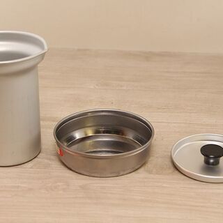 アルポット オリムピック グリーン 防災用 アウトドア ソロキャンプ 800cc 2合 湯沸かし 炊飯(P1089asxY)の画像