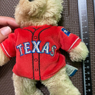 Texasユニフォームを着たクマさん☆ベアー、FELIZ、野球の画像