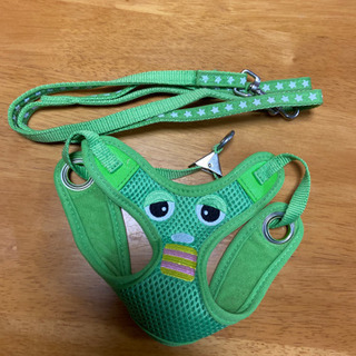 ガチャピン　ハーネス、リードセット！超小型犬orパピー向き