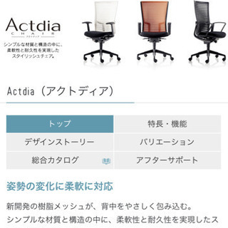 無料　内田洋行アクトディアチェアの画像