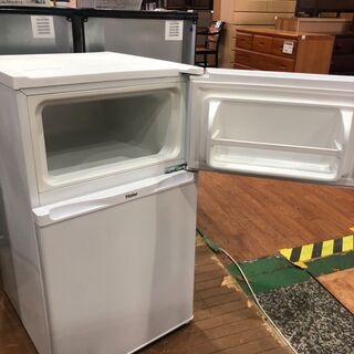 【管理IR012436-007】ハイアール 2015年 JR-N91J 91L 2ドア冷凍冷蔵庫の画像
