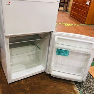 【管理IR012436-007】ハイアール 2015年 JR-N91J 91L 2ドア冷凍冷蔵庫の画像