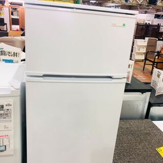 【管理IR012741-104】ヤマダ電機 2019年 YRZ-C09B1 90L 2ドア冷凍冷蔵庫の画像