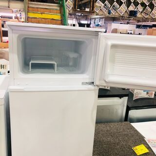 【管理IR012741-104】ヤマダ電機 2019年 YRZ-C09B1 90L 2ドア冷凍冷蔵庫の画像