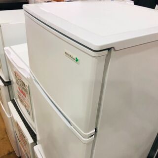 【管理IR012741-104】ヤマダ電機 2019年 YRZ-C09B1 90L 2ドア冷凍冷蔵庫の画像