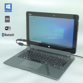 50台限定 ペン＆スリムキーボード タブレット 中古良品 フルHD 11.6型 富士通 Q616/N Core M 4GB SSD WiFi Windows10 Officeの画像