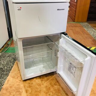 【管理IR012691-104】ハイセンス 2017年 HR-B95A 93L 2ドア冷凍冷蔵庫の画像