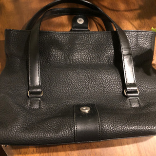 値下げします。クレージュCourreges ショルダーバック　黒の画像