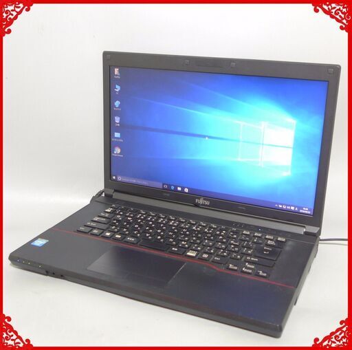 20台限定 激安 ノートパソコン 中古動作良品 15.6型 富士通 A553/H Celeron 4GB 320G DVDマルチ Windows10 LibreOffice