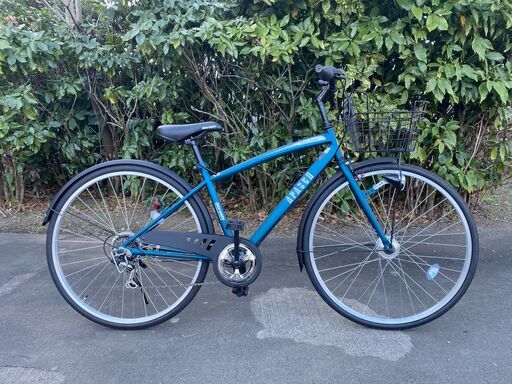 丸石サイクル FSP276BVW2シティサイクルLEDオートライト付き