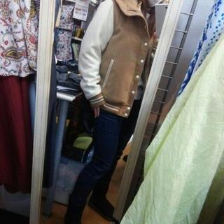 パーカー付ブルゾン レディースM